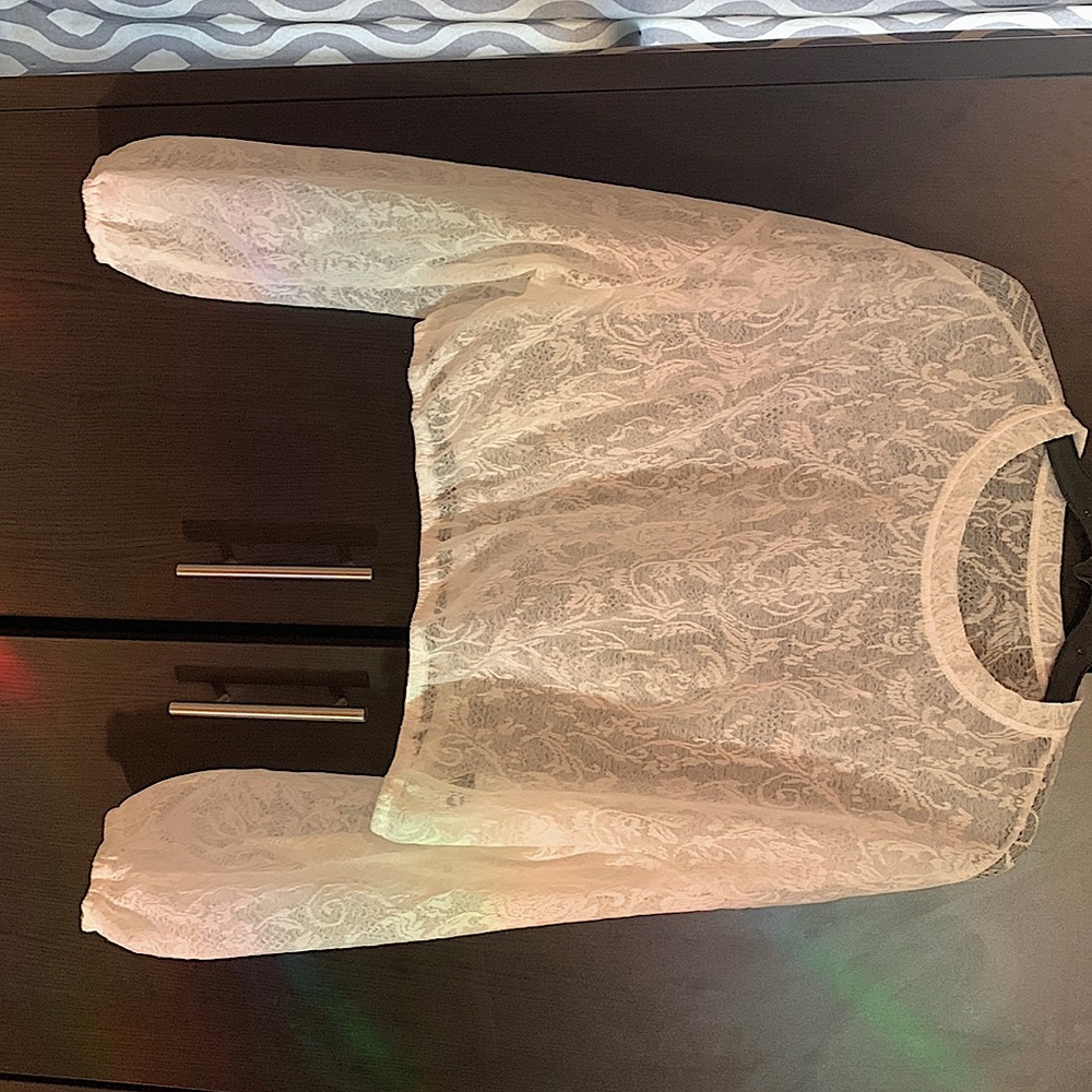 XXL Long sleeve Lace shirt